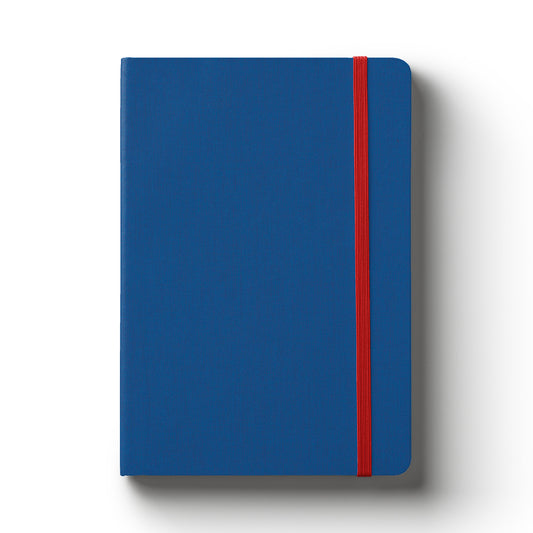 Notebook Hard Cover A5 Grid Blue