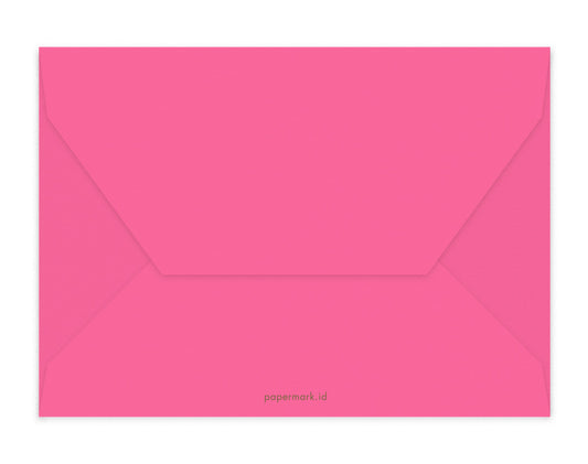 Blank Envelopes Set of 6 C6 Hot Pink