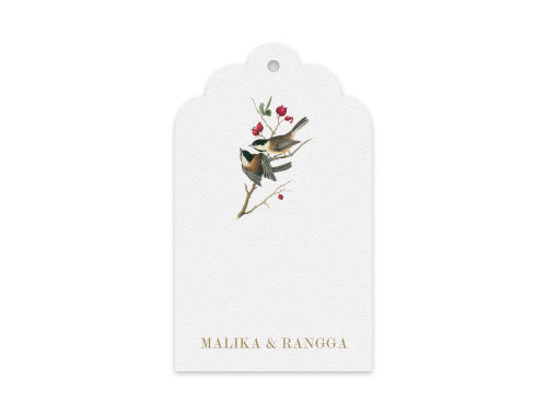 Gift Tag Set of 12 Audubon