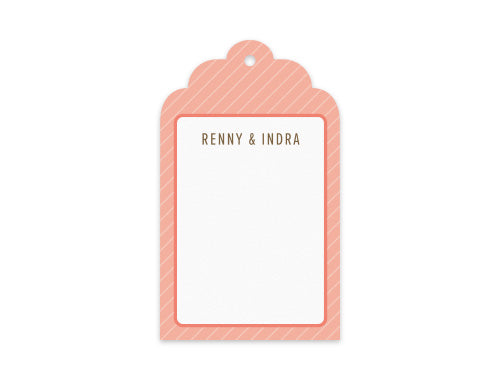Gift Tag Set of 12 Corvette