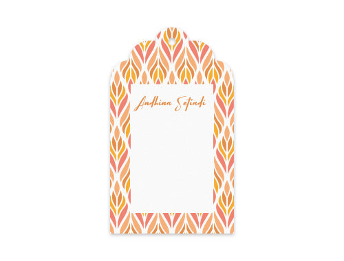 Gift Tag Set of 12 Damask