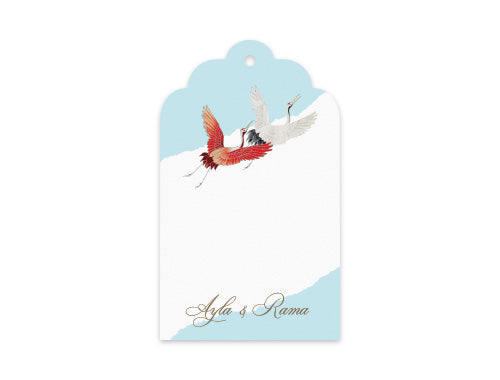 Gift Tag Set of 12 Cygne
