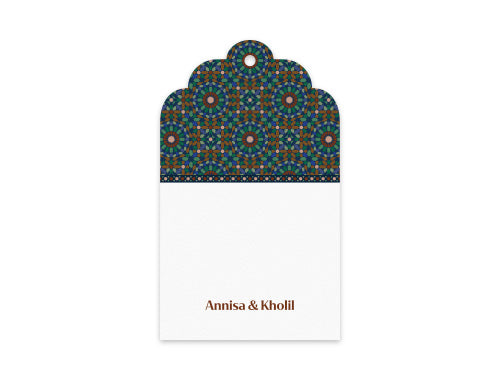 Gift Tag Set of 12 Marrakesh