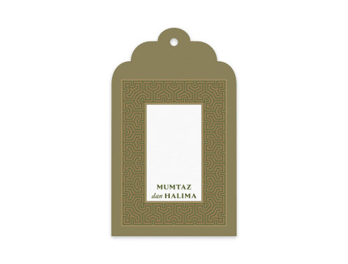Gift Tag Set of 12 Saida