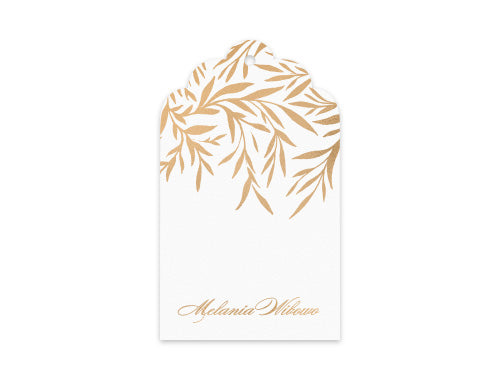 Gift Tag Set of 12 Eleanor Gold