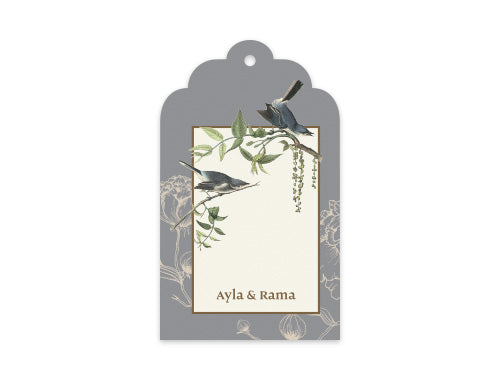 Gift Tag Set of 12 Le Voeu