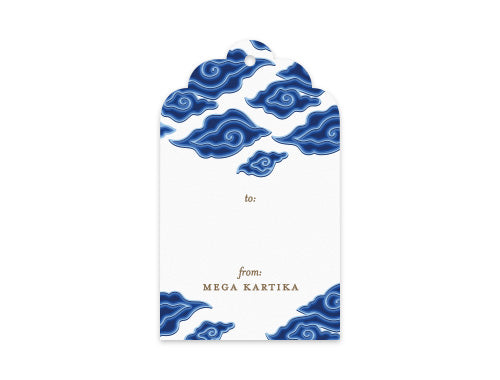 Gift Tag Set of 12 Mendhung