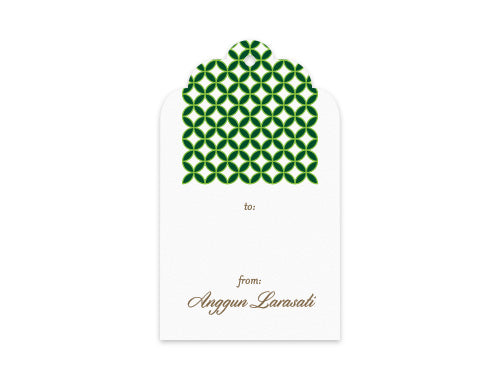 Gift Tag Set of 12 Palma