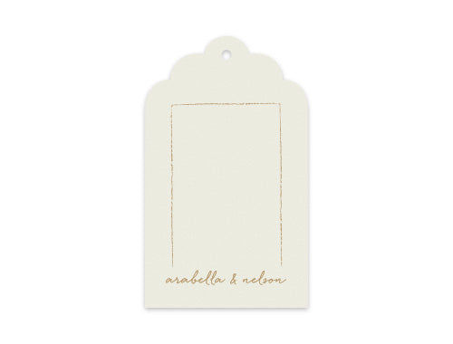 Gift Tag Set of 12 Pen Stroke