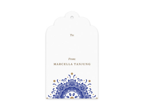 Gift Tag Set of 12 Petuntse