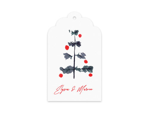 Gift Tag Set of 12 Breezy Night