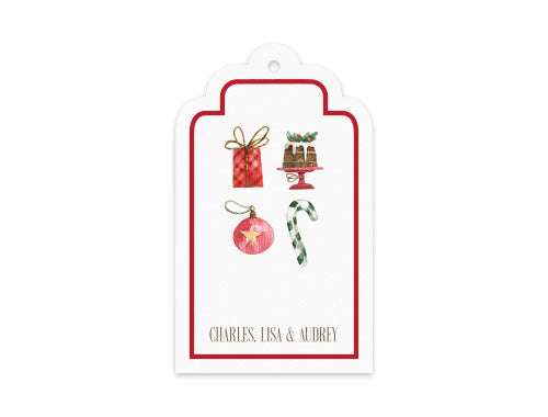 Gift Tag Set of 12 Jolly Days