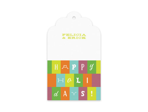 Gift Tag Set of 12 Joyful