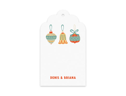 Gift Tag Set of 12 Jingle Bells