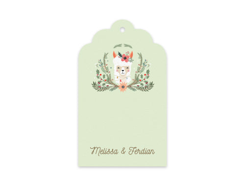 Gift Tag Set of 12 Little Fluff