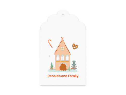 Gift Tag Set of 12 Warmest Home