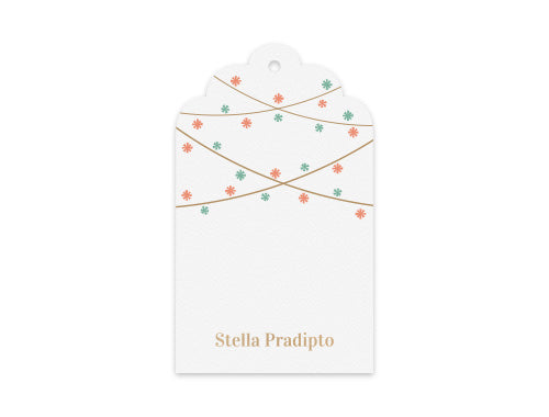 Gift Tag Set of 12 Sparkling Night