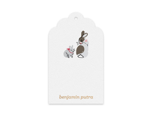 Gift Tag Set of 12 Baby Bunny