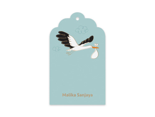 Gift Tag Set of 12 Ciconia