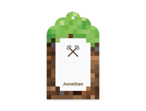 Gift Tag Set of 12 Cube