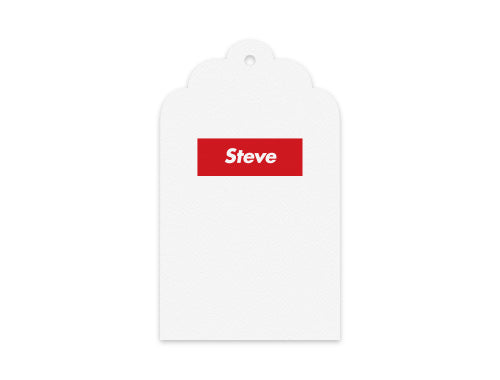 Gift Tag Set of 12 Skate Shop