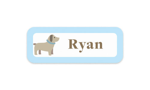 Iron-On Clothing Label Dachshund Puppy