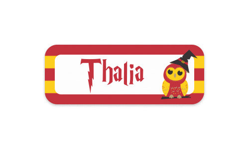 Kids Label Wizard School