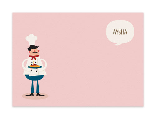 Notecard Set of 6 Aglio Olio