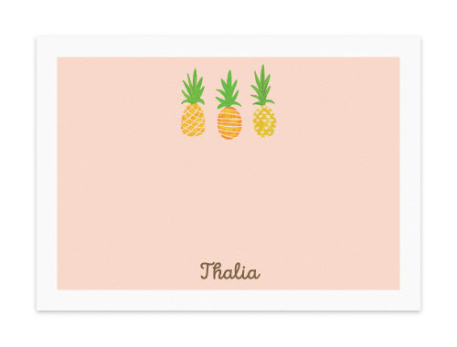Notecard Set of 6 Ananas