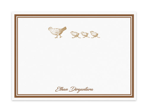 Notecard Set of 6 Baby Chicks
