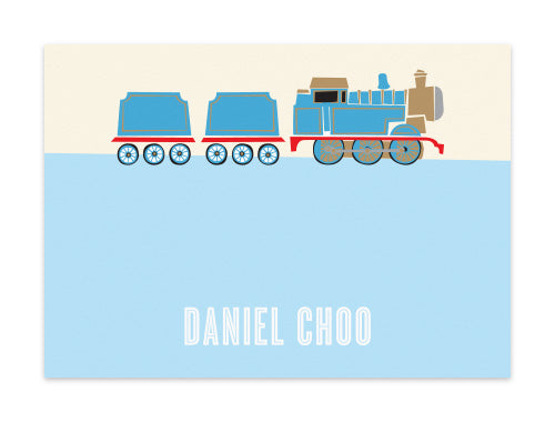 Notecard Set of 6 Choo Choo Train