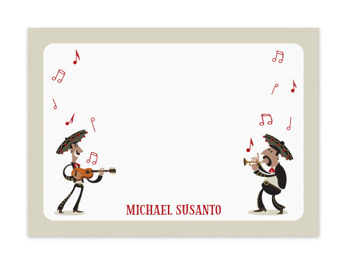 Notecard Set of 6 Merry Mariachi