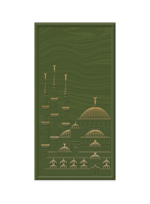 Money Envelopes Set of 12 3D Mosque