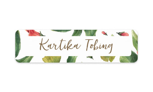 Name Label Fiorire