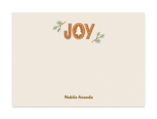 Notecard Set of 6 A Big Joy