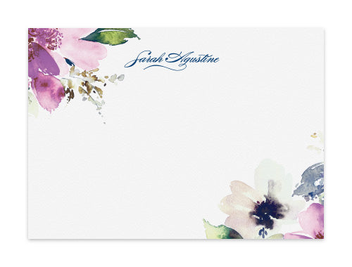 Notecard Set of 6 August Blush