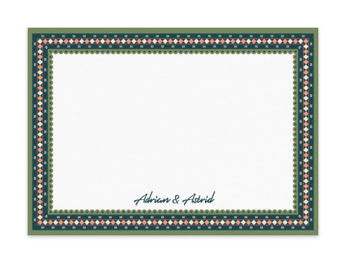 Notecard Set of 6 Damietta