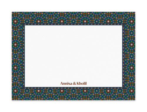 Notecard Set of 6 Marrakesh