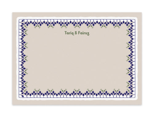 Notecard Set of 6 Karima