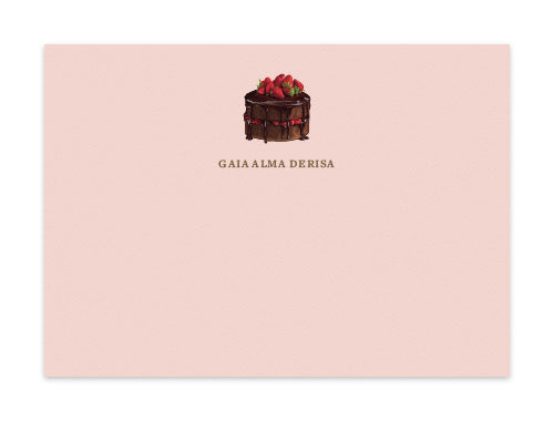 Notecard Set of 6 Ganache