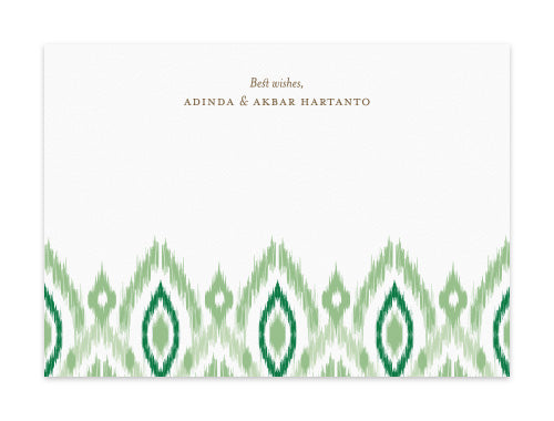 Notecard Set of 6 Ikat