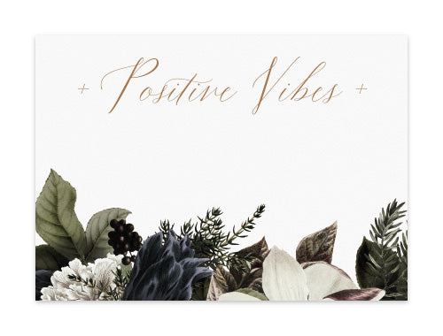 Notecard Set of 6 Positive Vibes