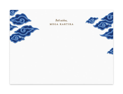 Notecard Set of 6 Mendhung