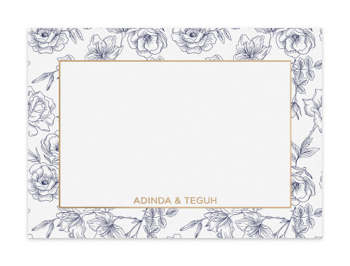 Notecard Set of 6 Petales