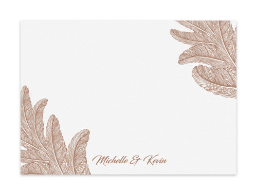 Notecard Set of 6 Plume