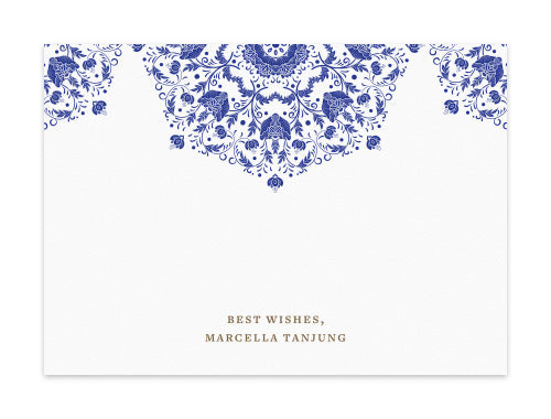 Notecard Set of 6 Porcellana