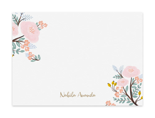Notecard Set of 6 Summer Vibe Blossom