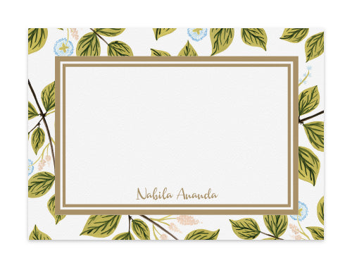 Notecard Set of 6 Summer Vibe Evergreen