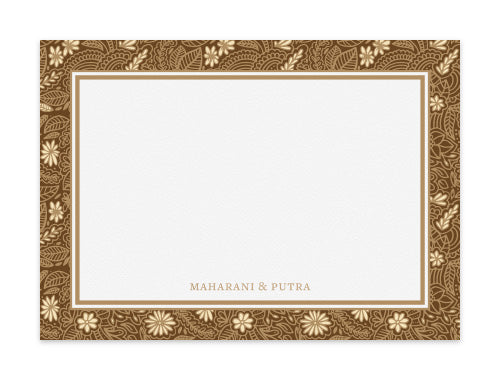 Notecard Set of 6 Tjanting
