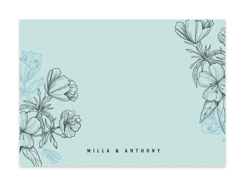 Notecard Set of 6 Heart Light